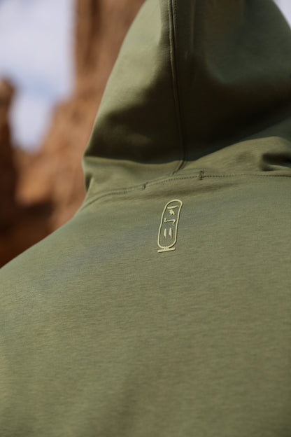 Fertile Horizon Olive Hoodie