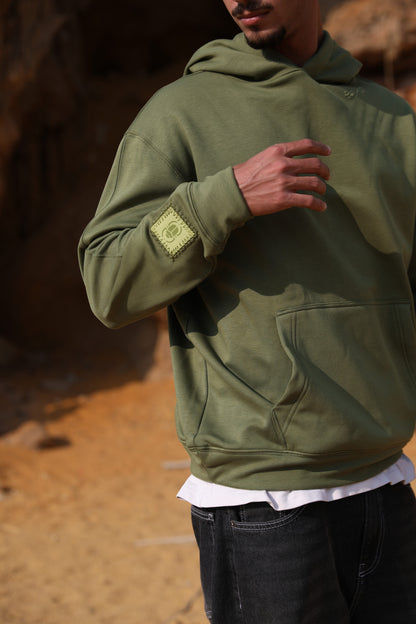 Fertile Horizon Olive Hoodie