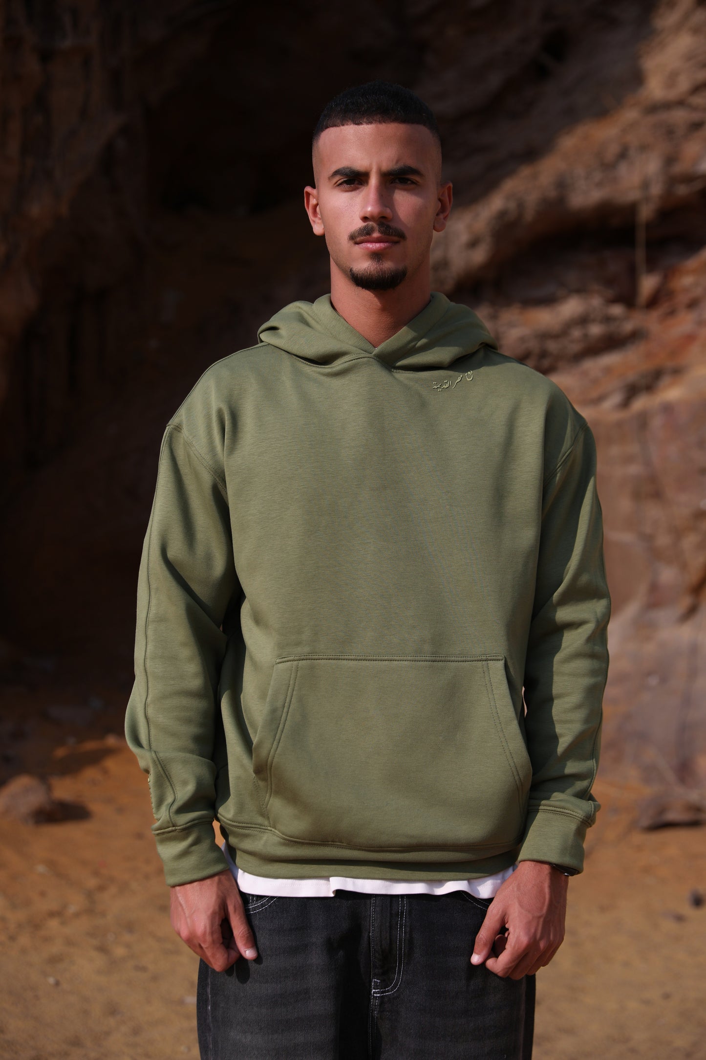 Fertile Horizon Olive Hoodie