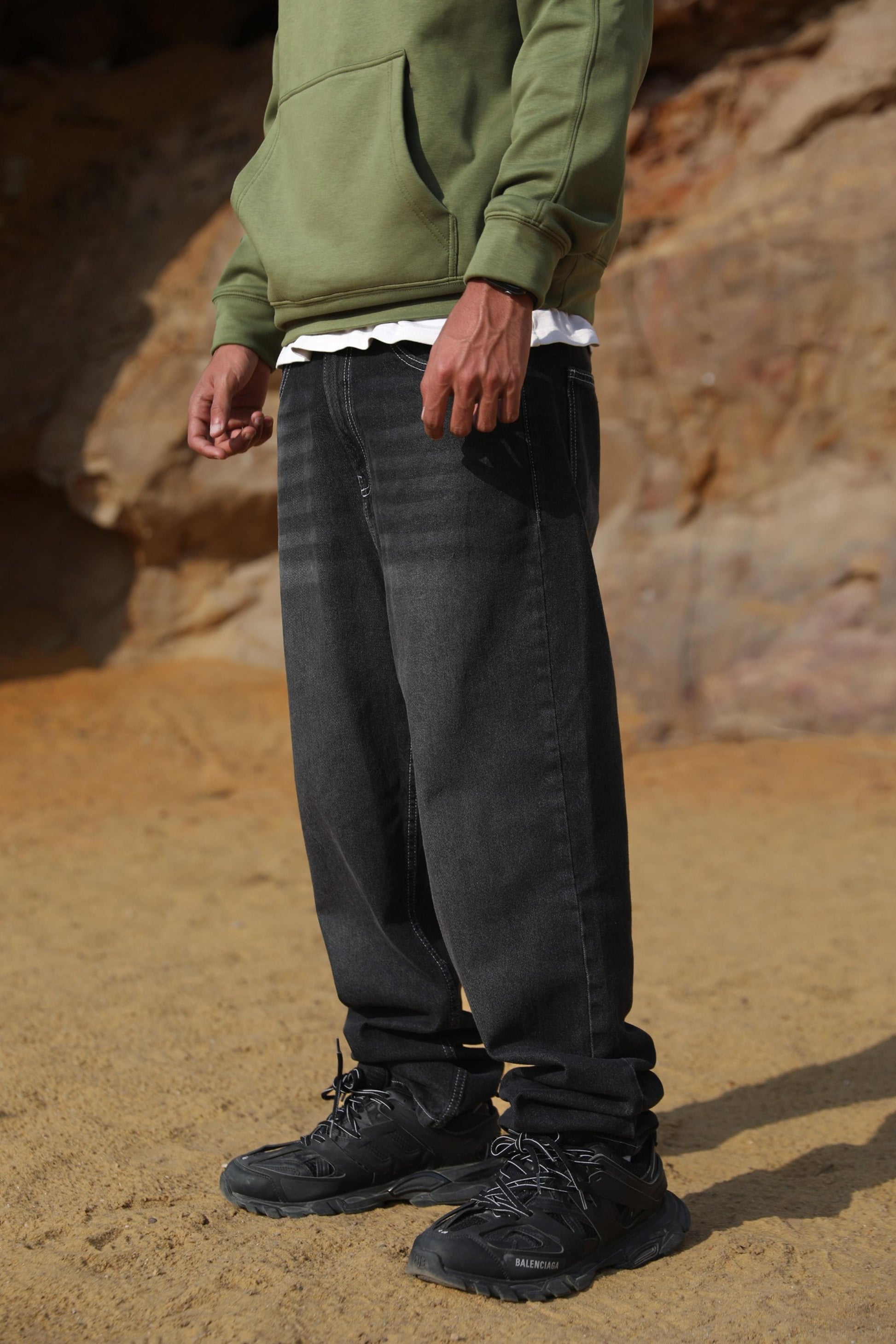 KAJY - Black Basalt jeans